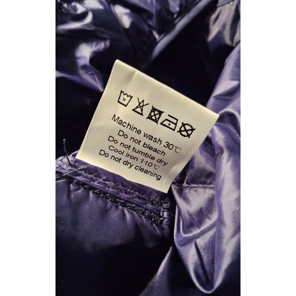 NWOT Size XXL Allegra K Hooded Long Sleeves Lightweight Puffer Jacket Dark Blue - Picture 10 of 12